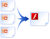 Конвертация презентации в один Flash-файл